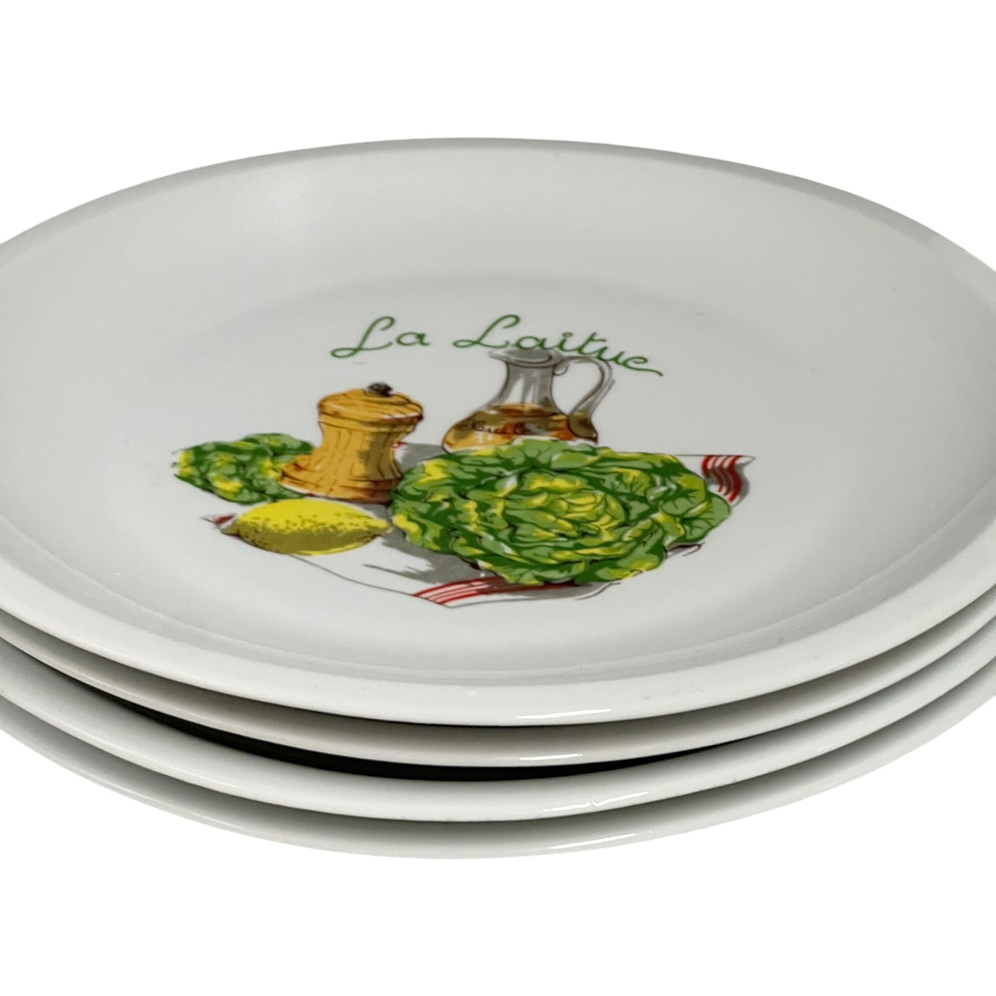 5 French Salad Plates
