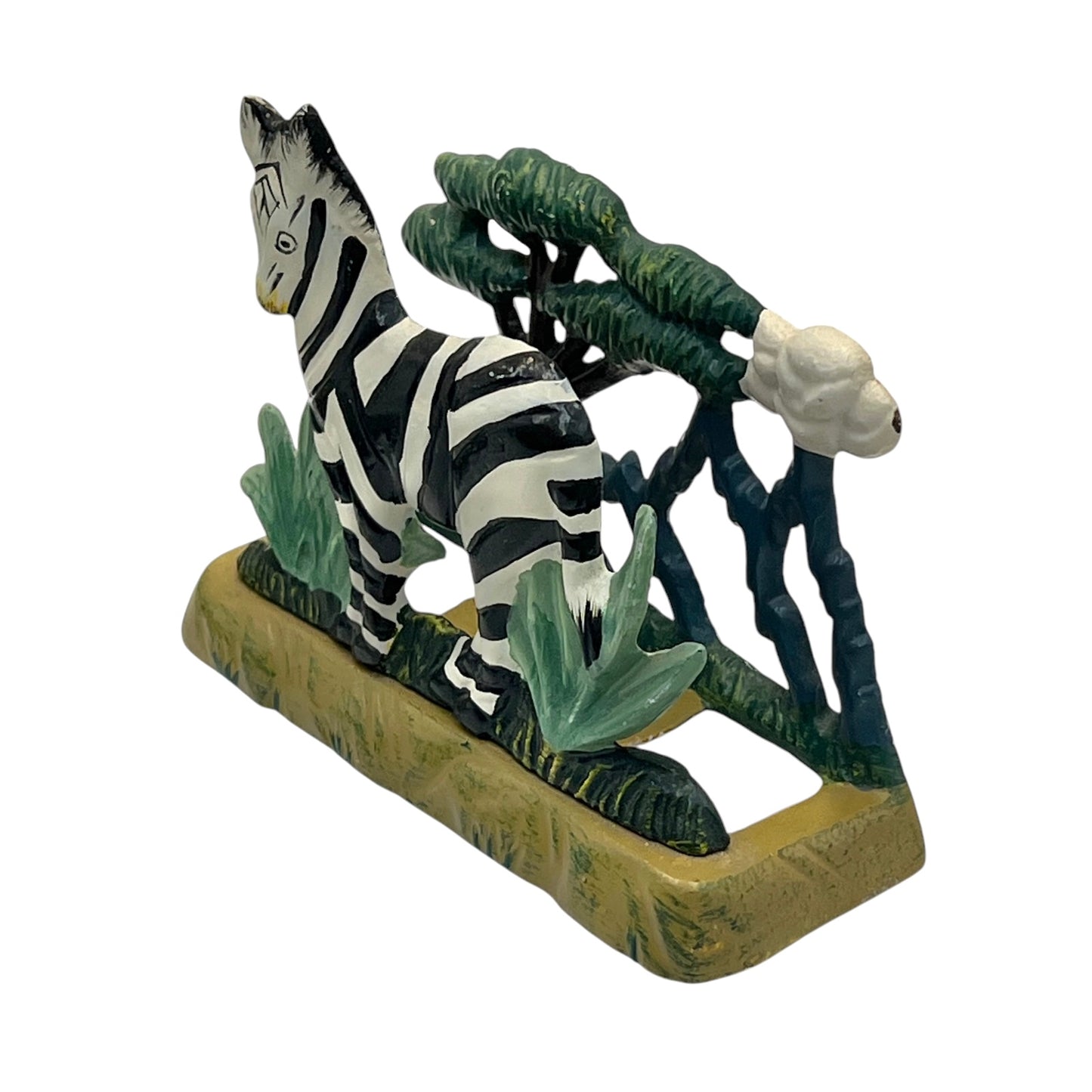 Cast Iron Zebra Kitchen Roll Holder & Serviette Holder, Country Kitchen