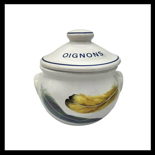 image small  French farmhouse kitchen style onion storage pot sold by All Things French Store 