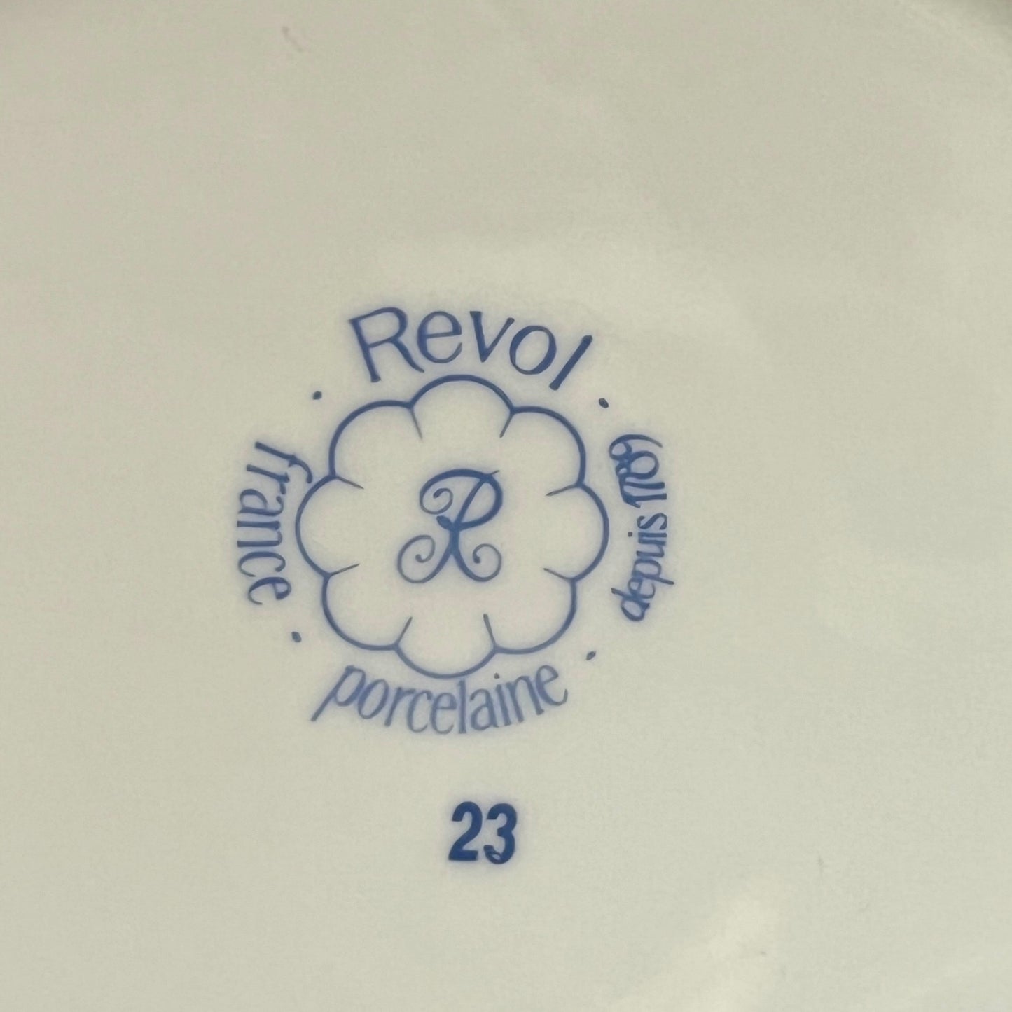 Revol France porcelain logo on a white background