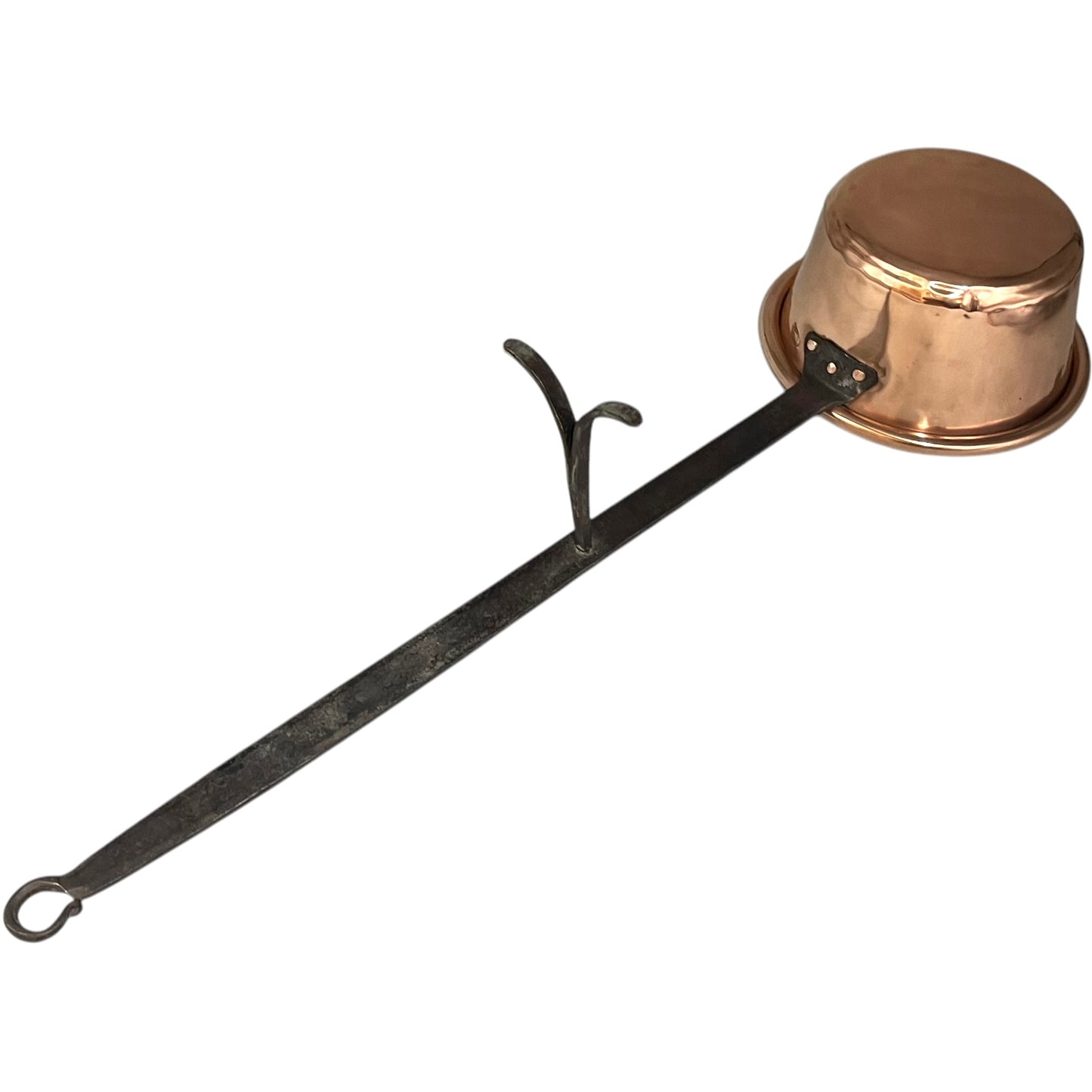 French Vintage Copper Hearth Pan Skillet