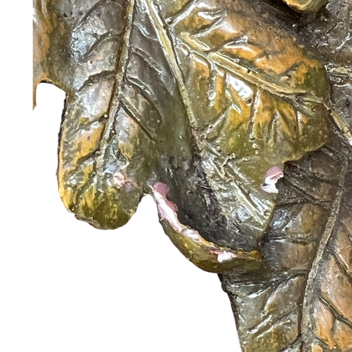 close up detail of rim of clock