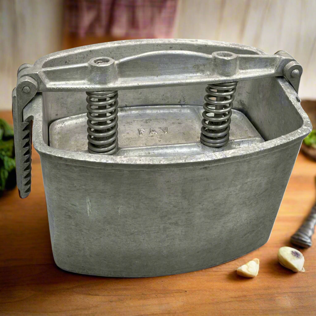 French Vintage Restaurant Terrine Press, Country Chic Ham Mould, 6 litre