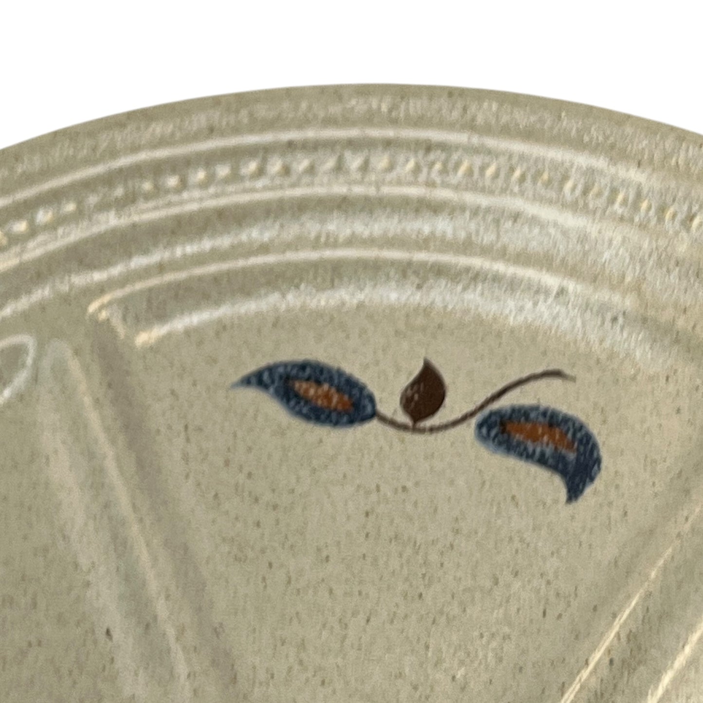 close view of divided French vintage plate