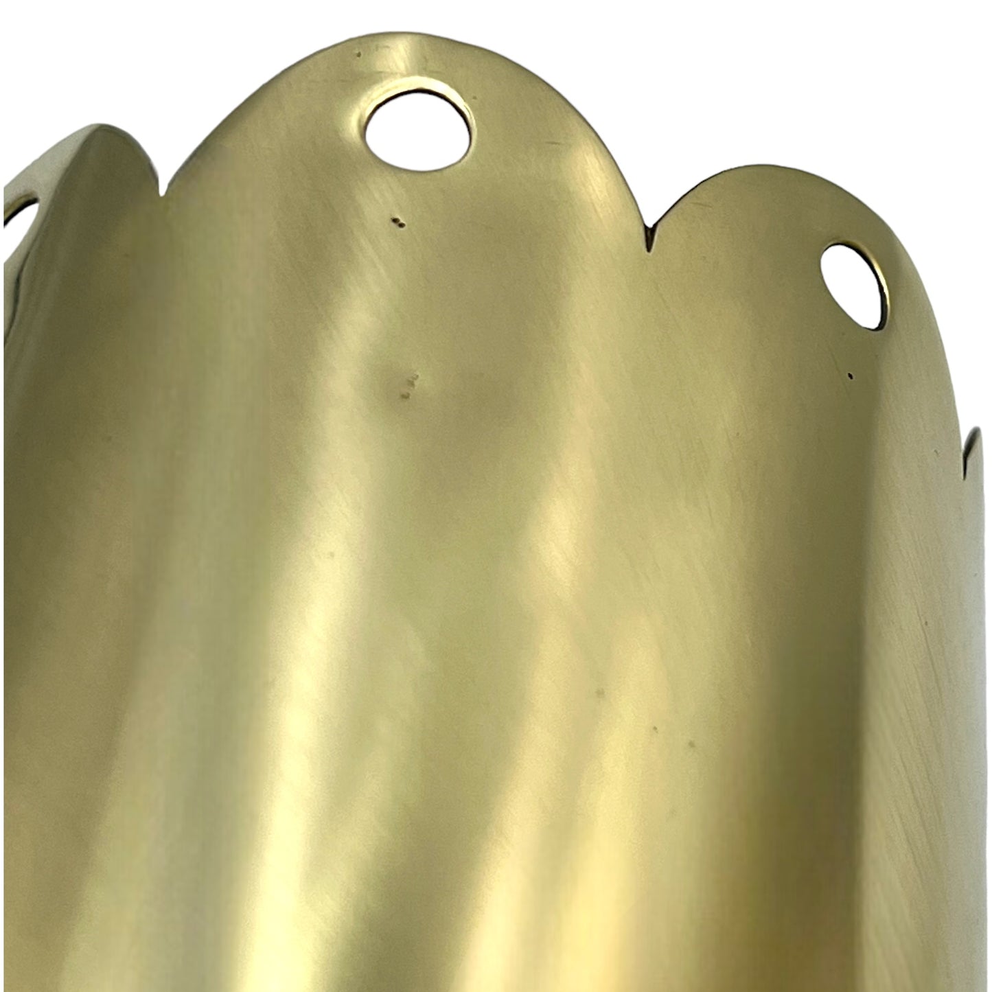 Pair of British 18 pounder brass shell case trench art vases