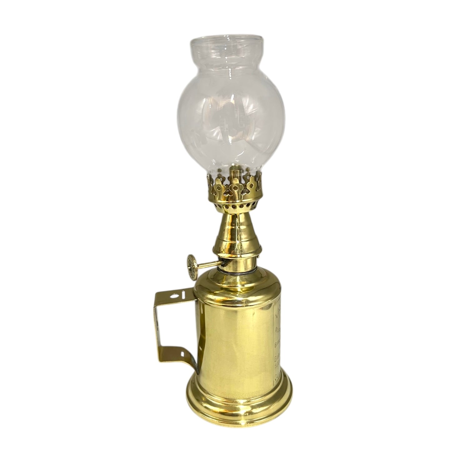 French Vintage Brass Pigeon Lamp, Wine Cellar Oil Lamp, Full Working Order