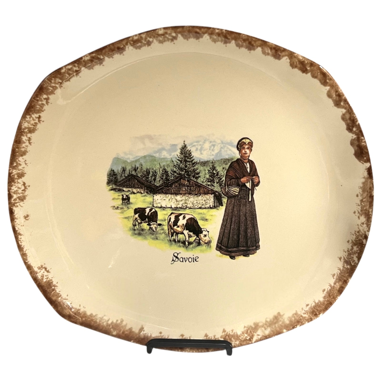 Savoie homemade regional French plate