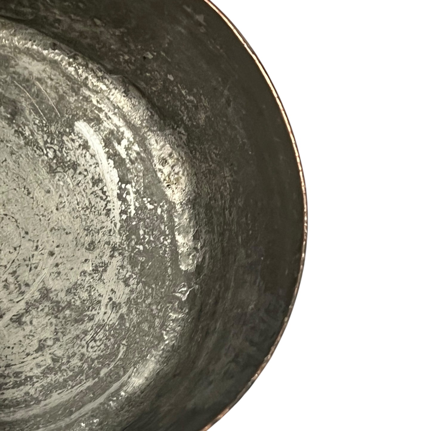 inside tin lined image of copper pan