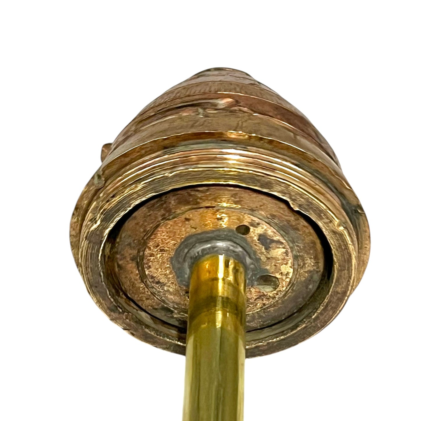 WW1 Brass 18 Pounder Internals including inert Artillery Fuse 85 (D4)