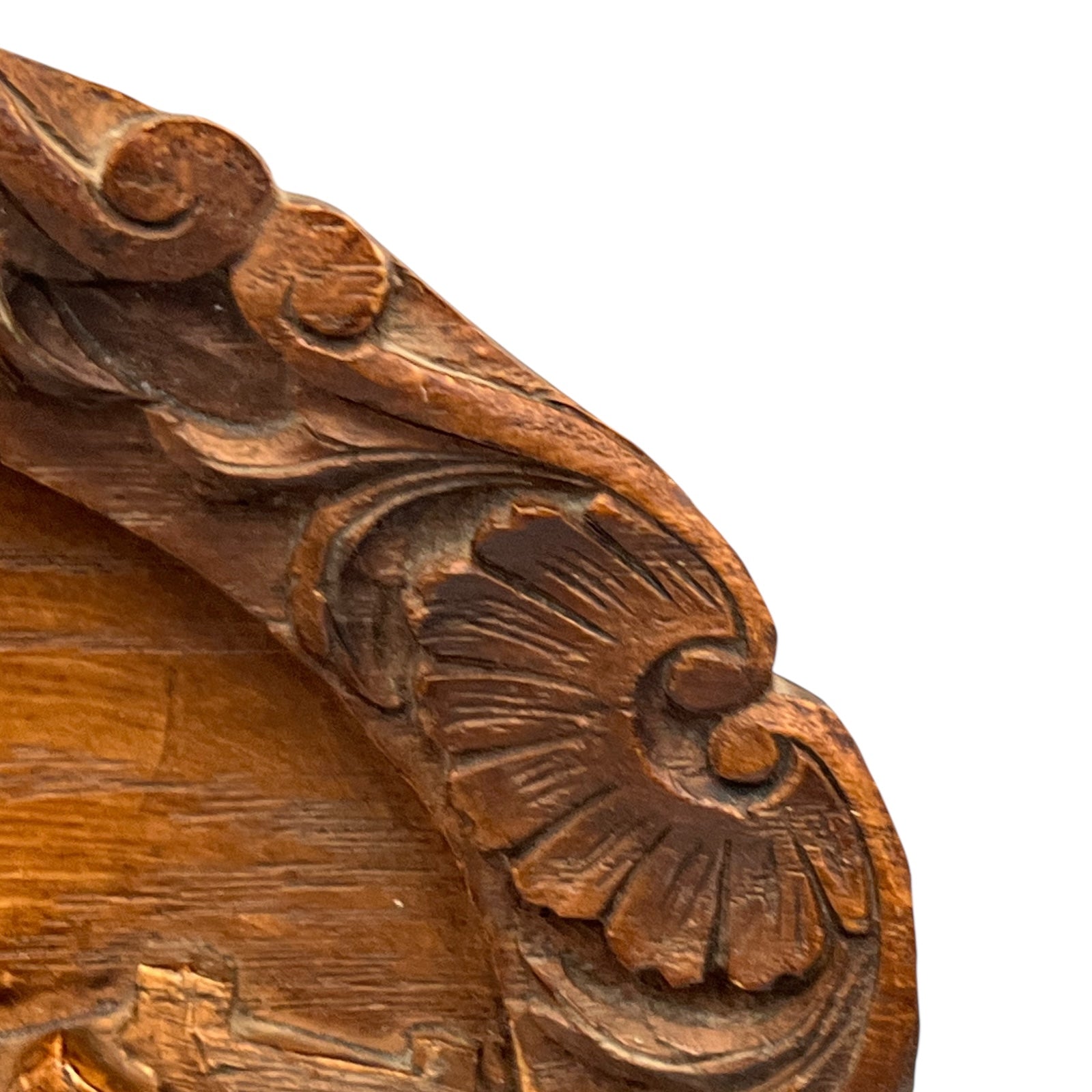 close up of wooden picture
