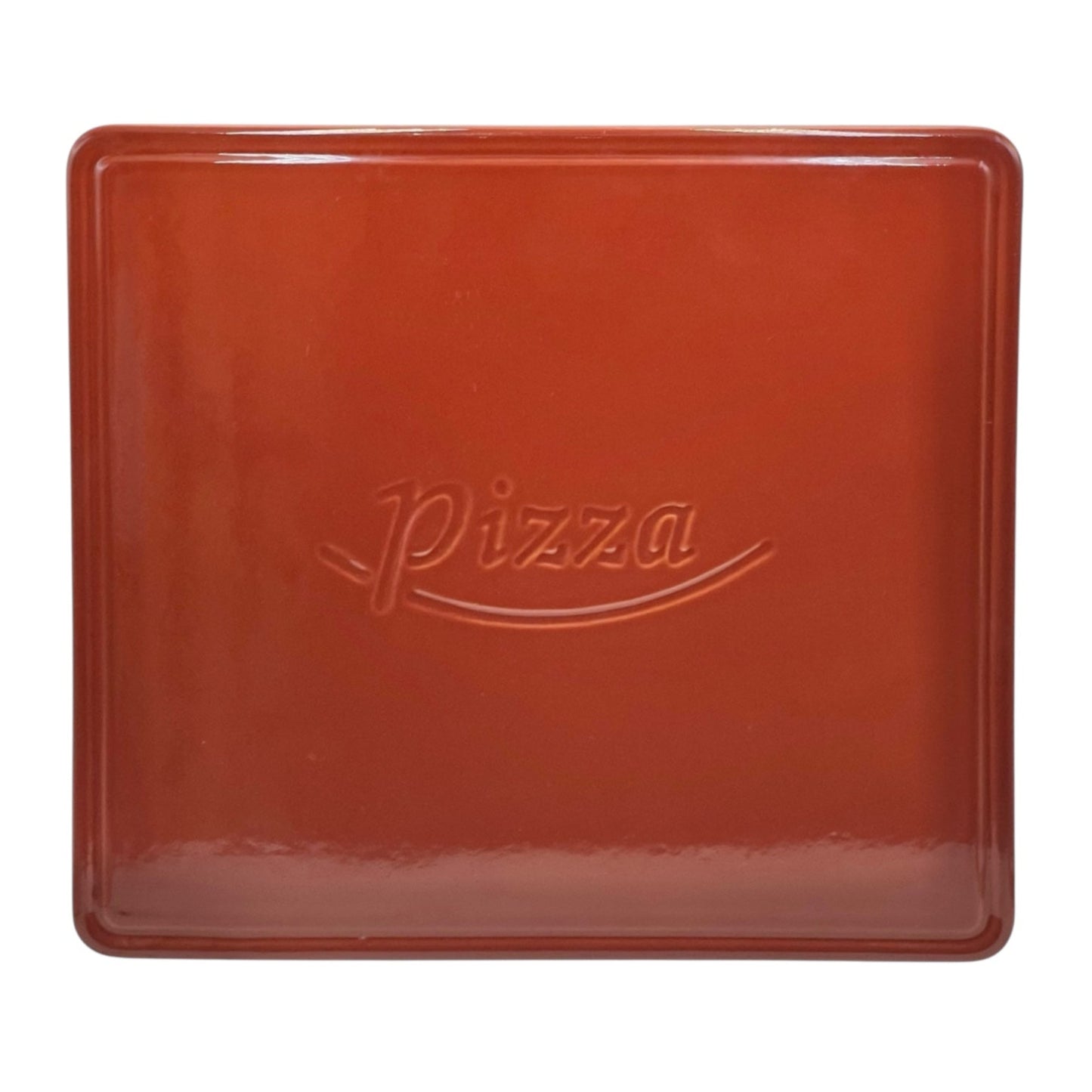 Large Pizza Serving Board, Ceramic Square Pizza Tray 35cm/14", Heavy 2.5kg