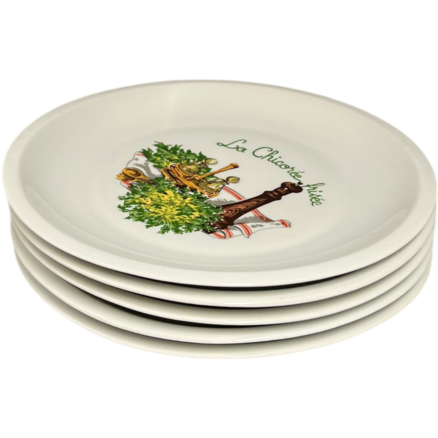 5 French Salad Plates