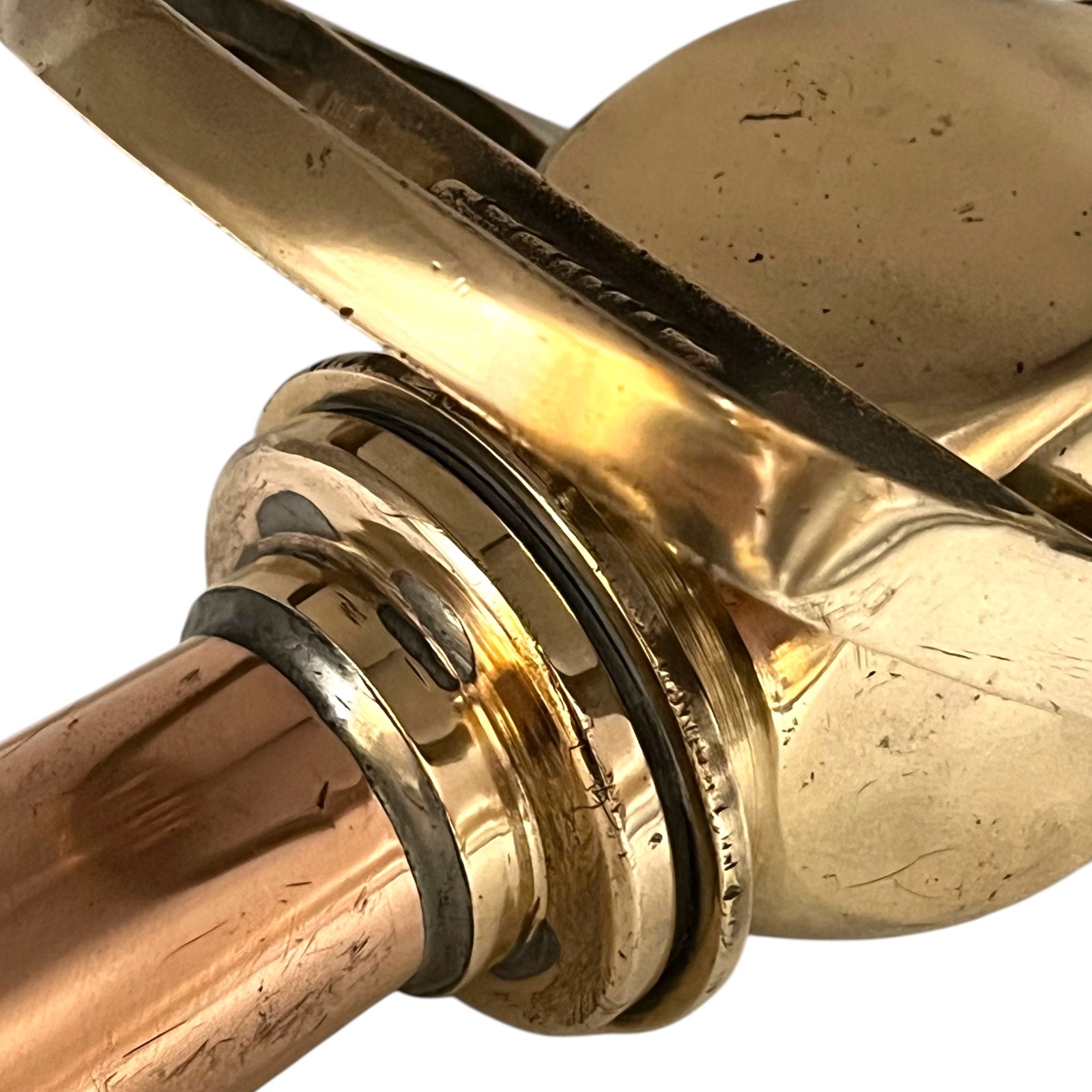 French Copper Fire Hose Nozzle