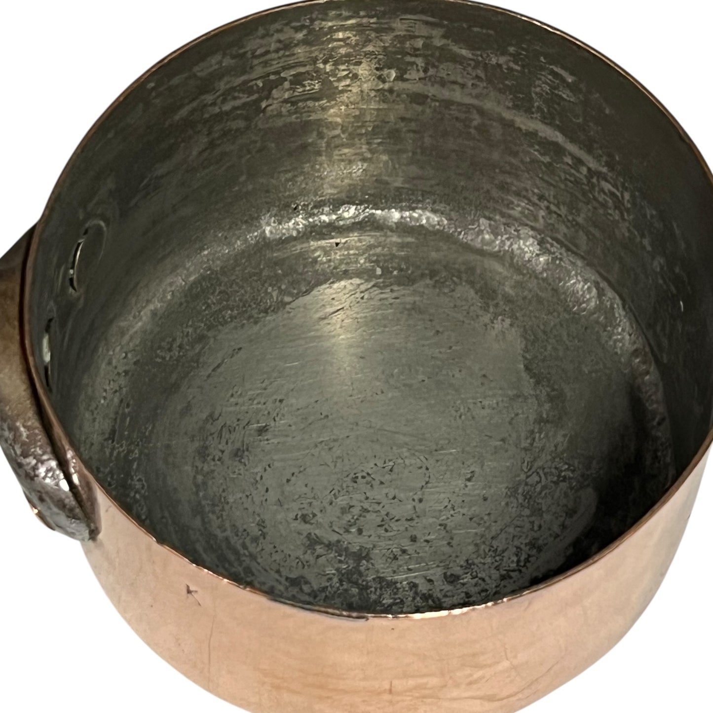 inside image of copper pan