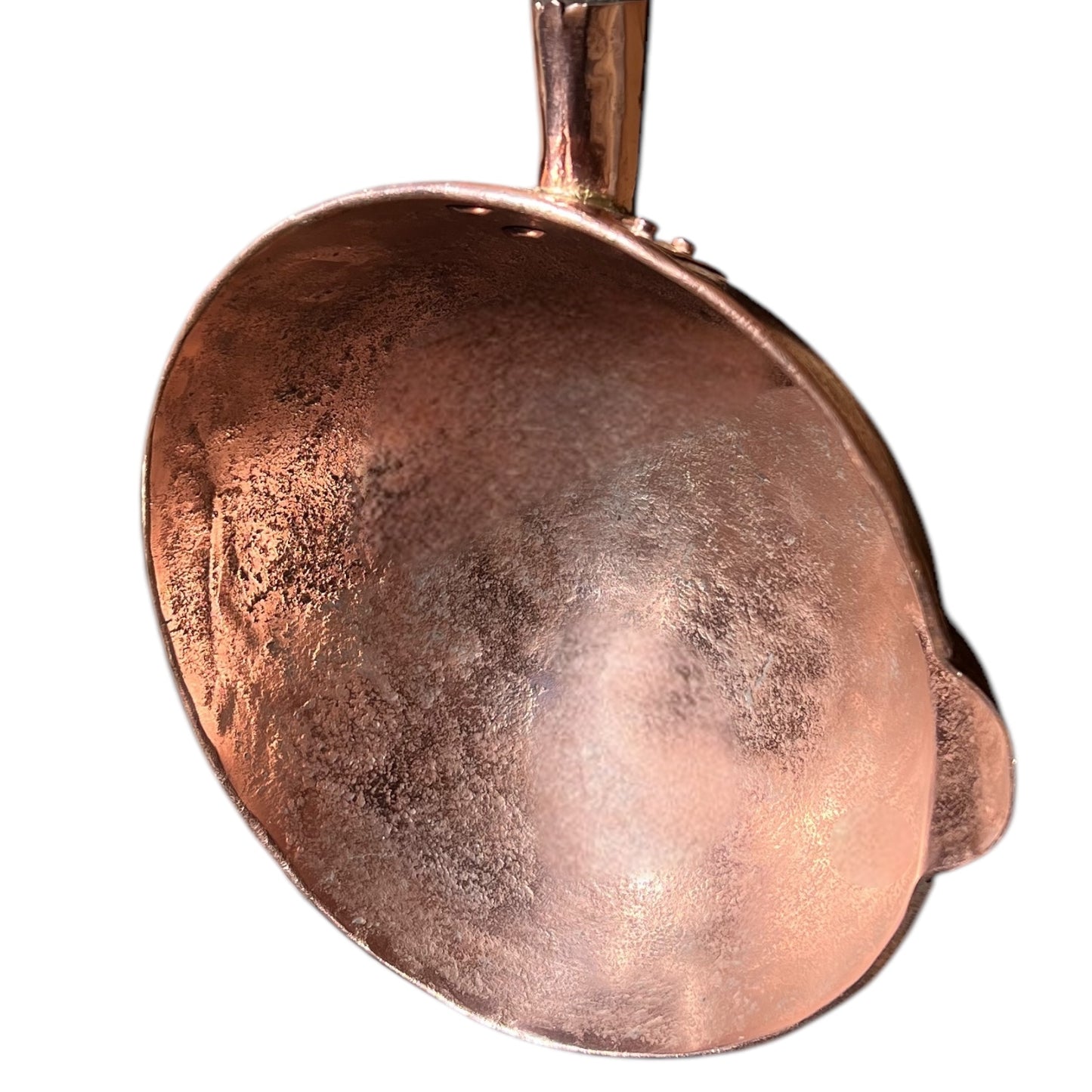 scoop section of copper ladle