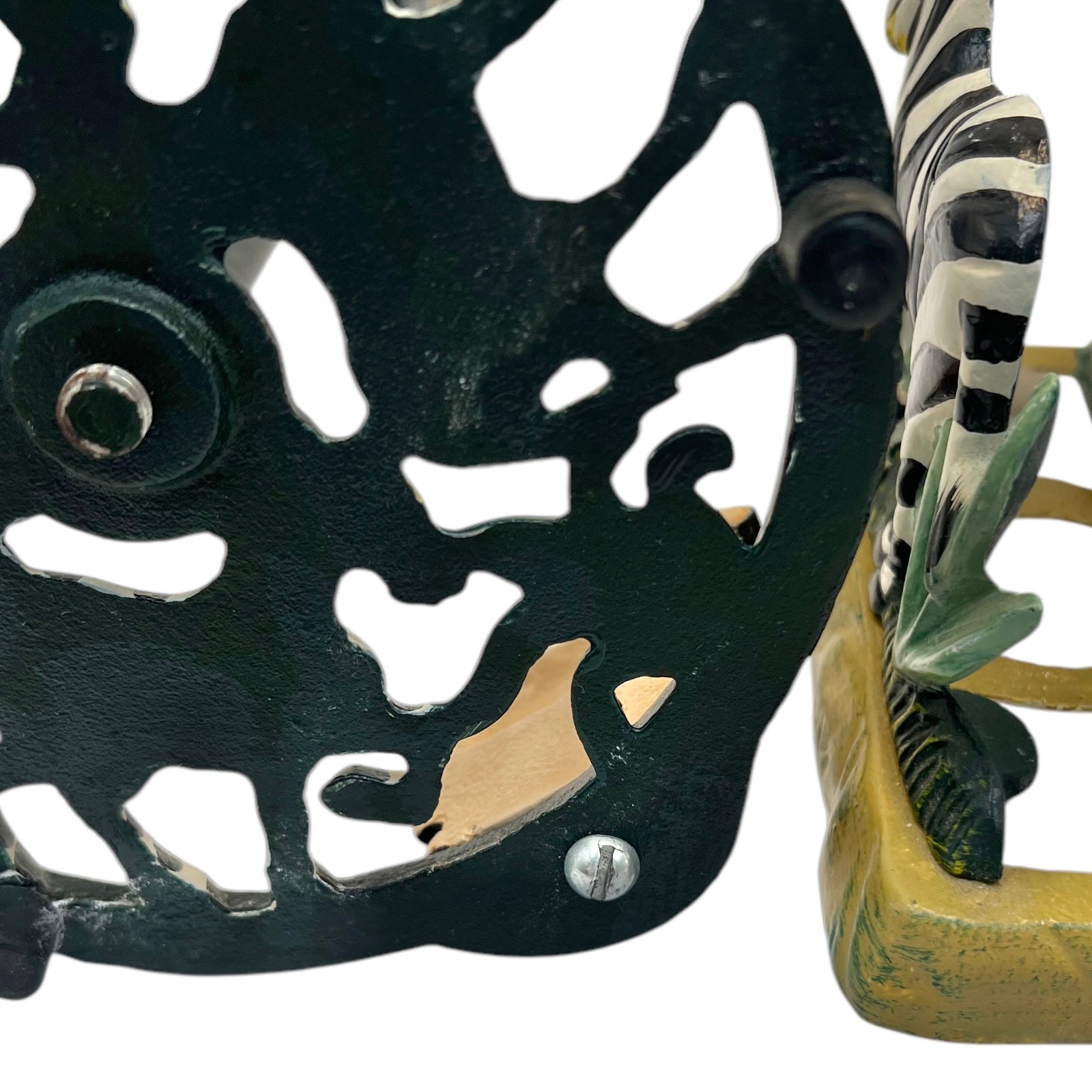 Cast Iron Zebra Kitchen Roll Holder & Serviette Holder, Country Kitchen