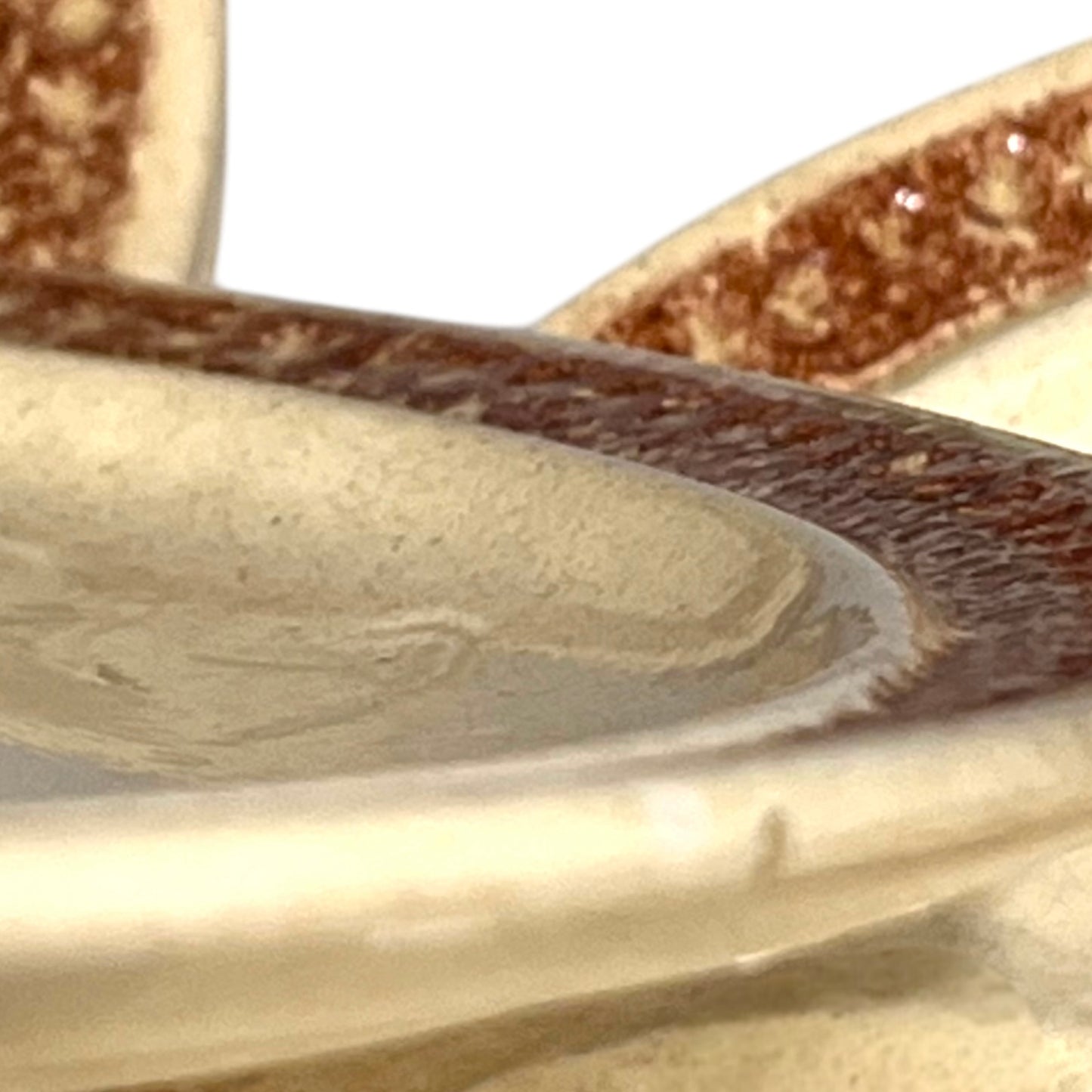 detail view of fondue plate
