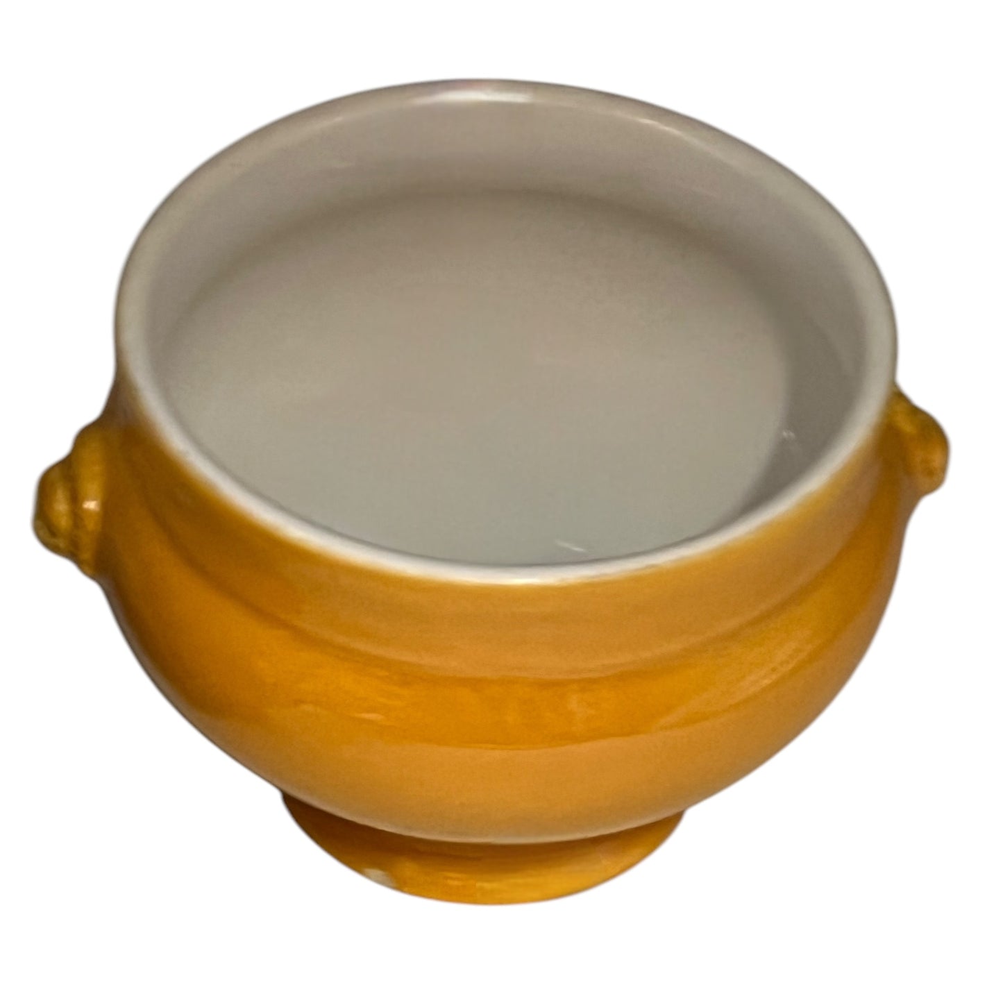 close up inside view of soup Bowls