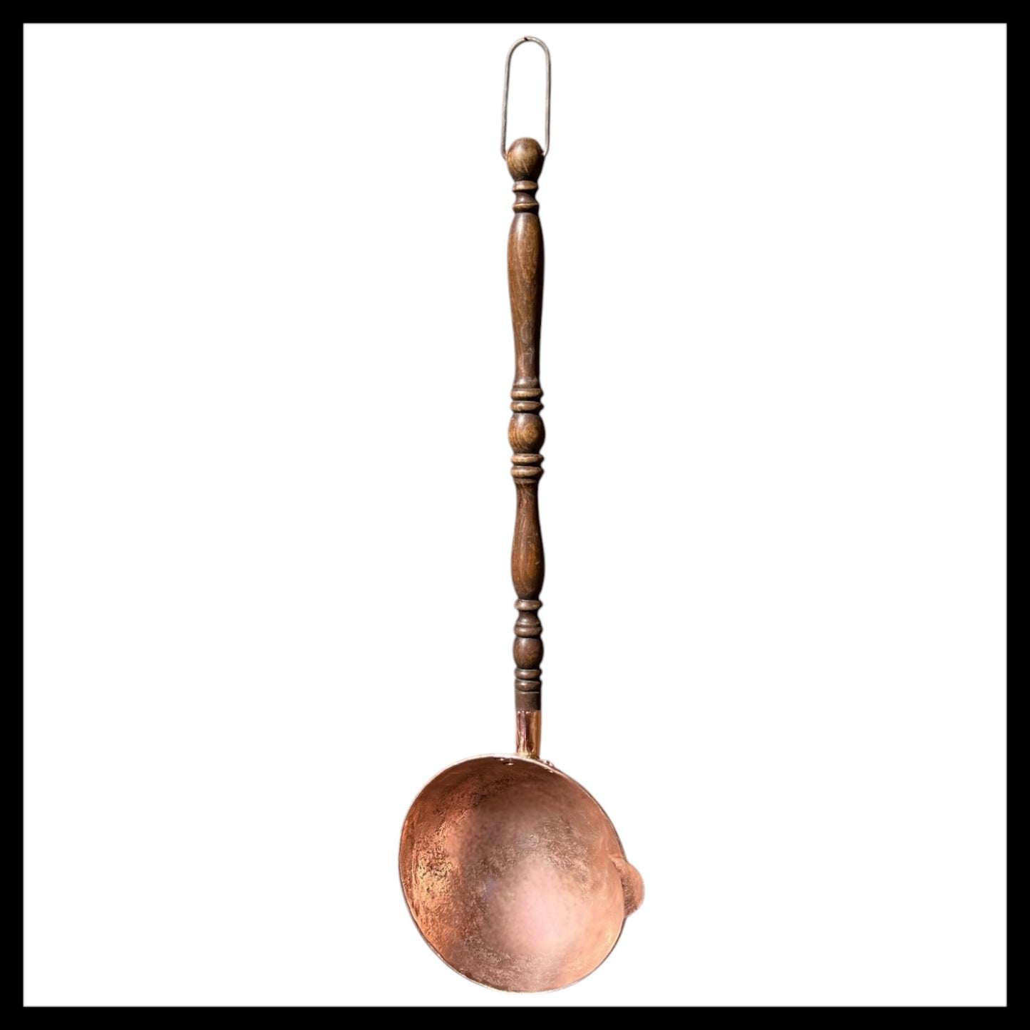 Very Long Handled Vintage Copper Ladle, Antique French Copper, 70cm Long