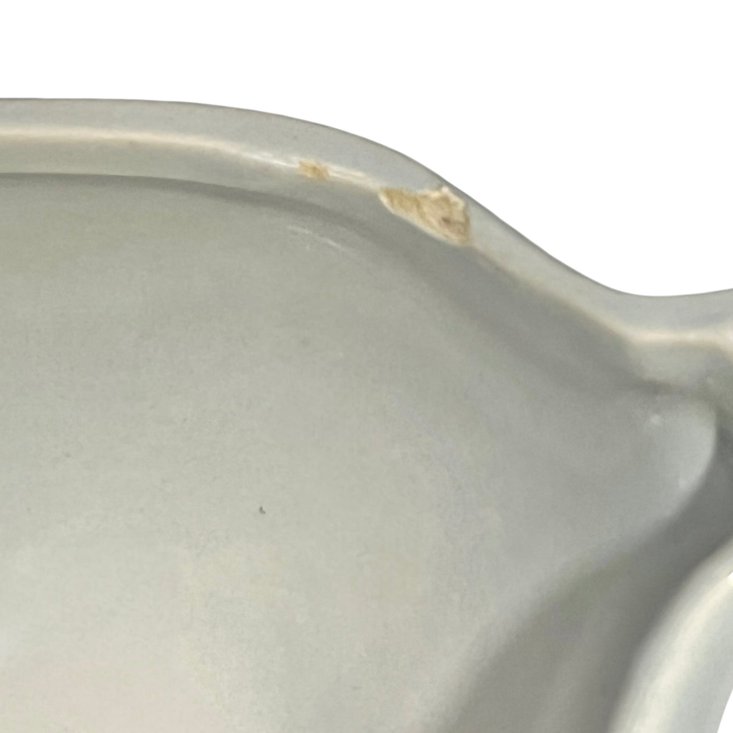 Close up of a Rillettes pot on a white background