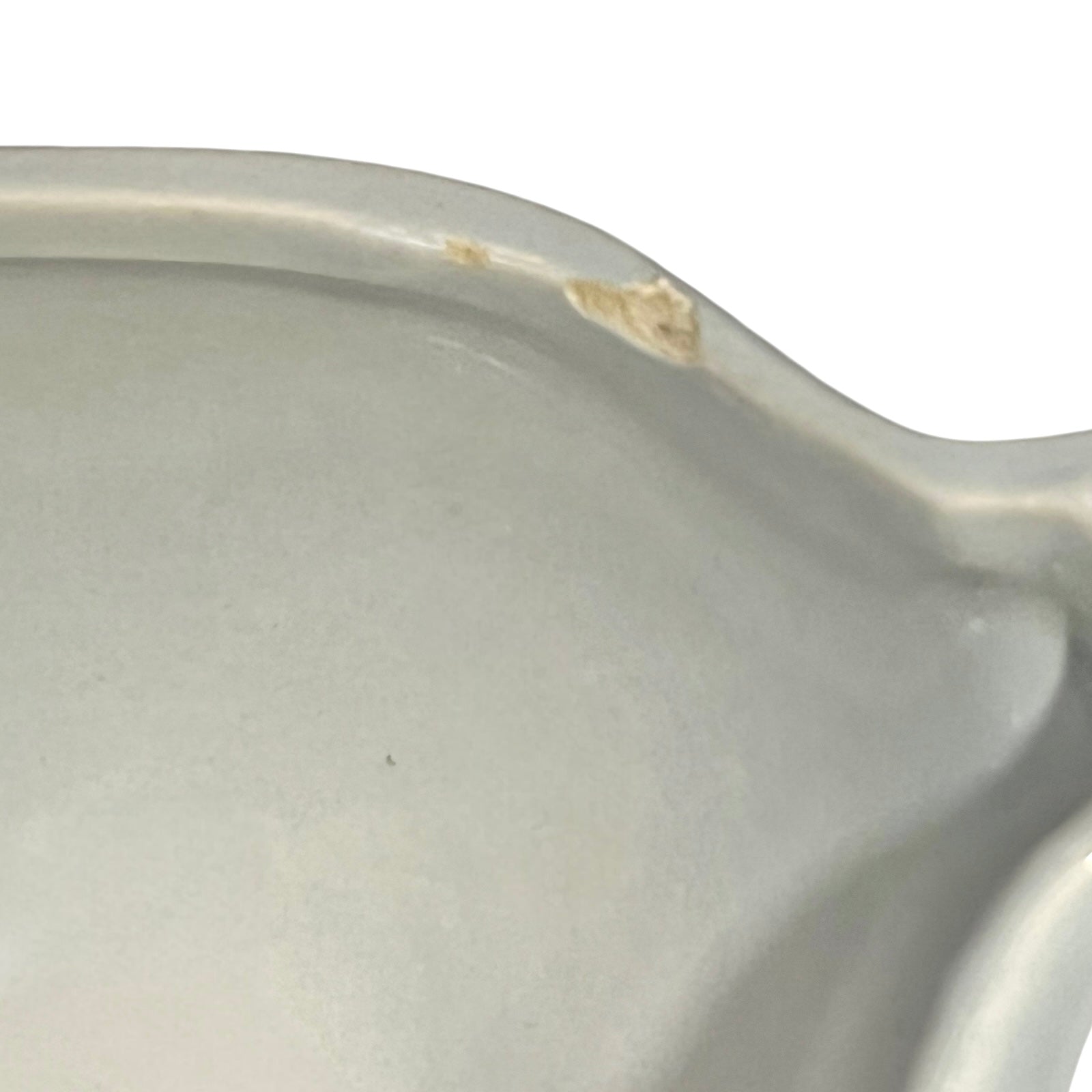 Close up of a Rillettes pot on a white background