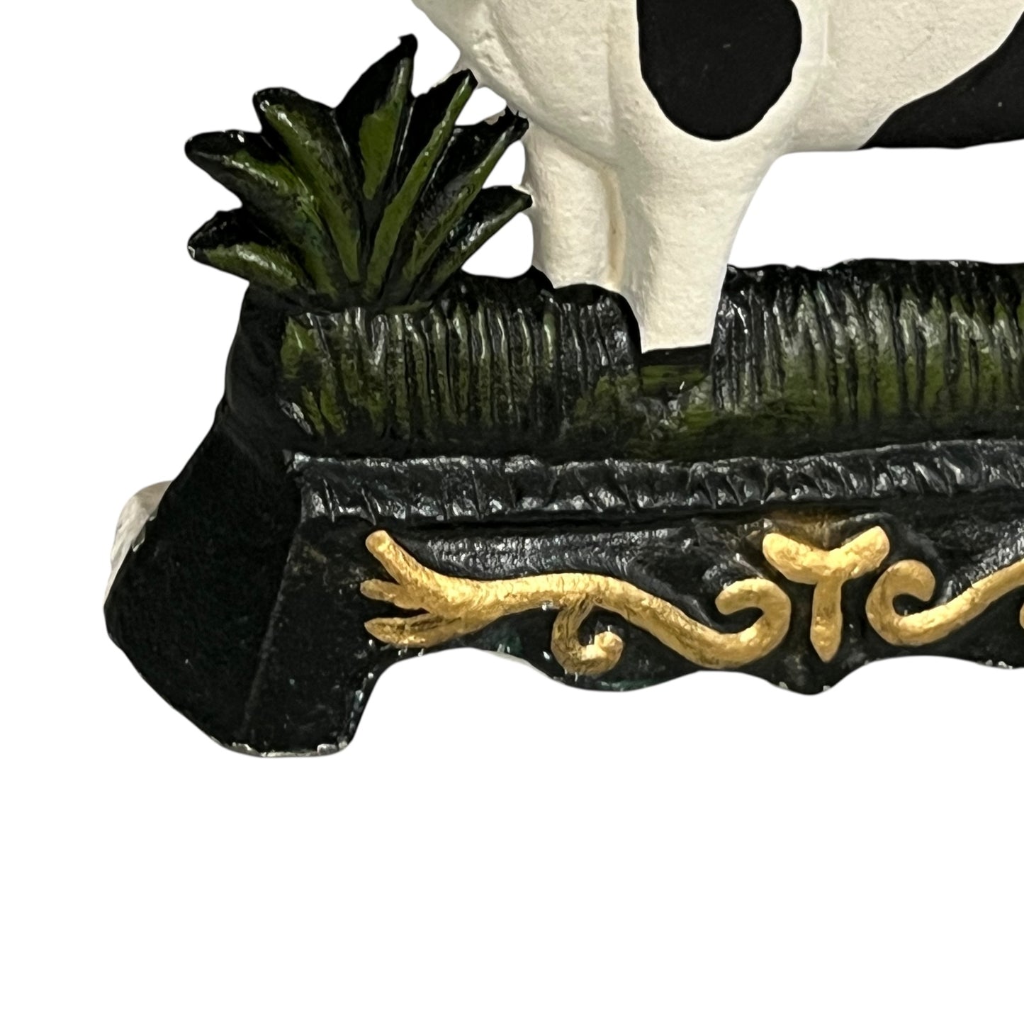 French Cast Iron Cow Door Stop – Shabby Chic Farmhouse Door Wedge Doorstop