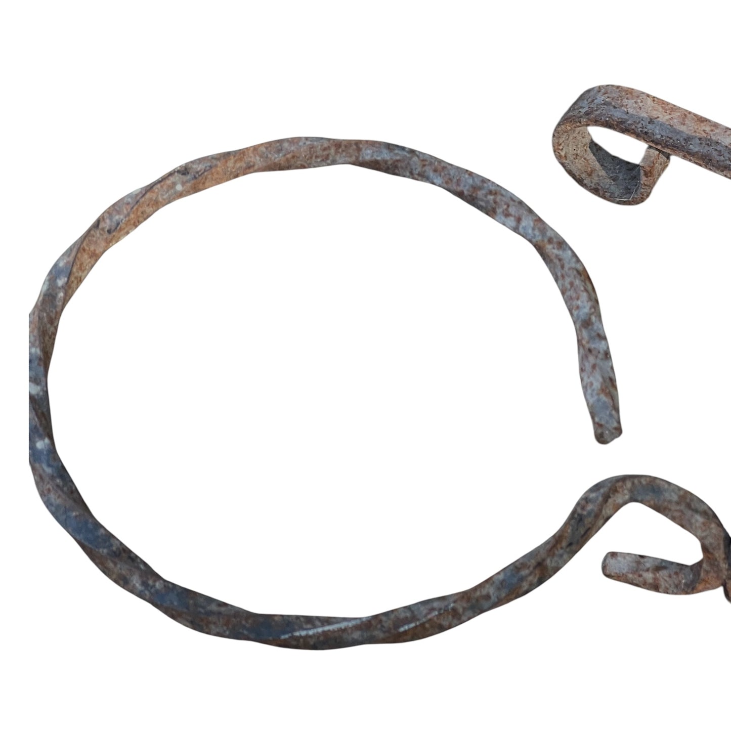 side view of iron planter