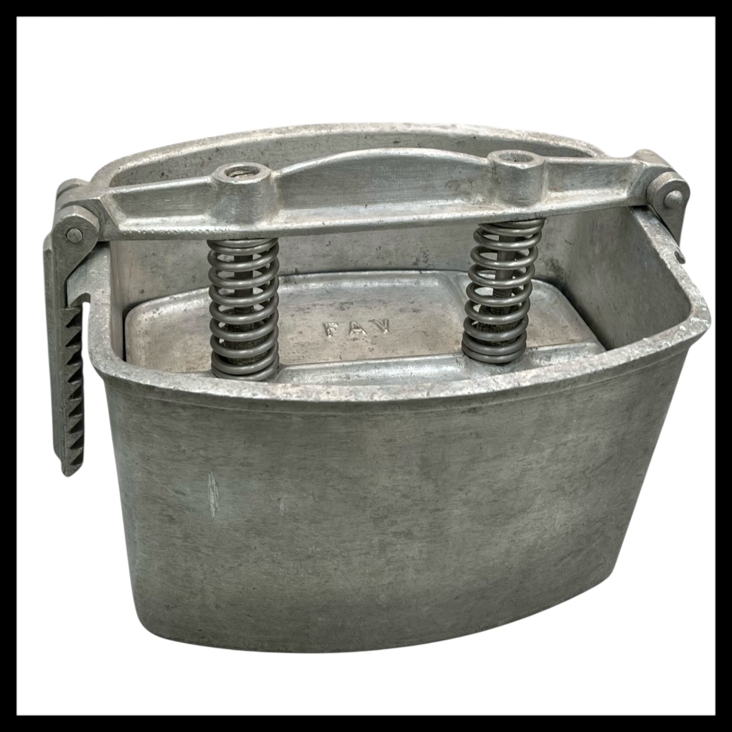 French Vintage Restaurant Terrine Press, Country Chic Ham Mould, 6 litre