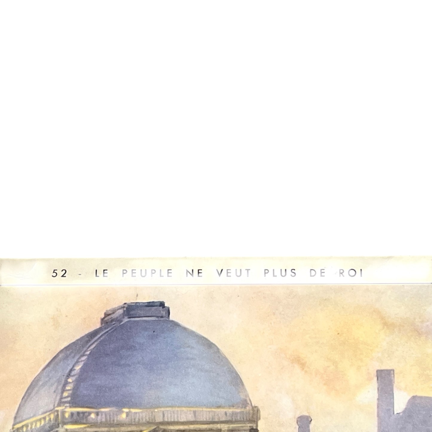 Vintage French Double Sided 1950s School Poster, La Marseillaise (P14)