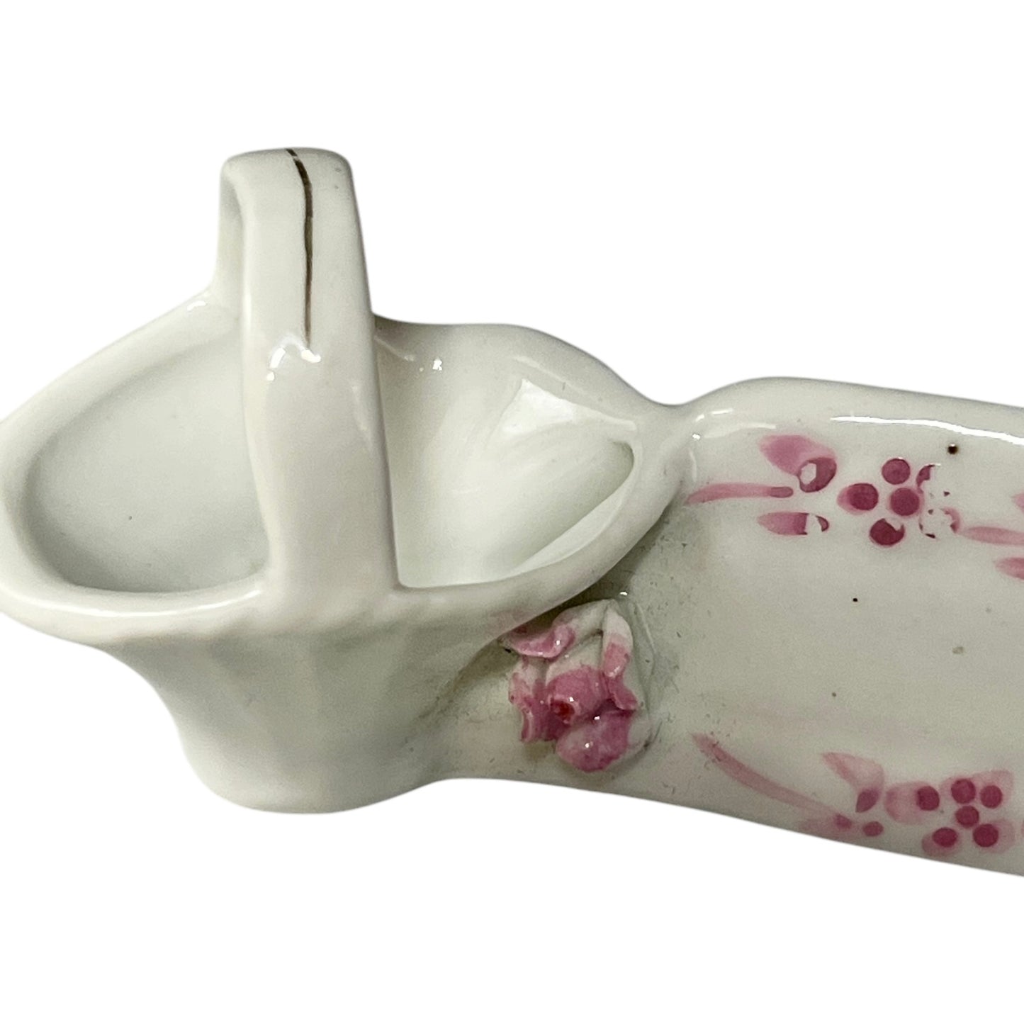 close up detail view of Porcelain Wedding Place Settings