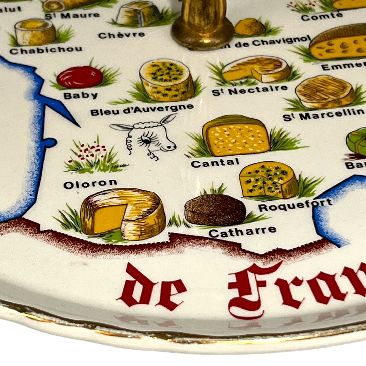 close up view of cheeseboard