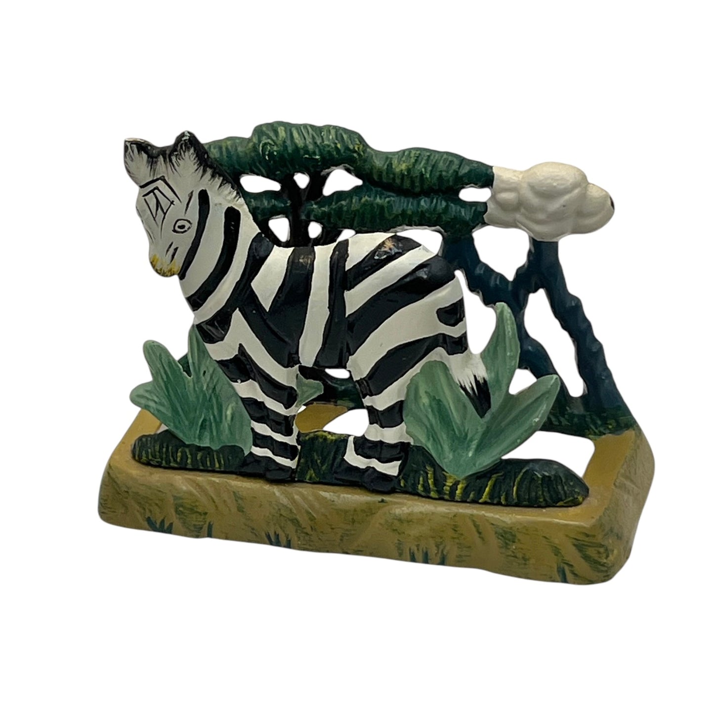 Cast Iron Zebra Kitchen Roll Holder & Serviette Holder, Country Kitchen