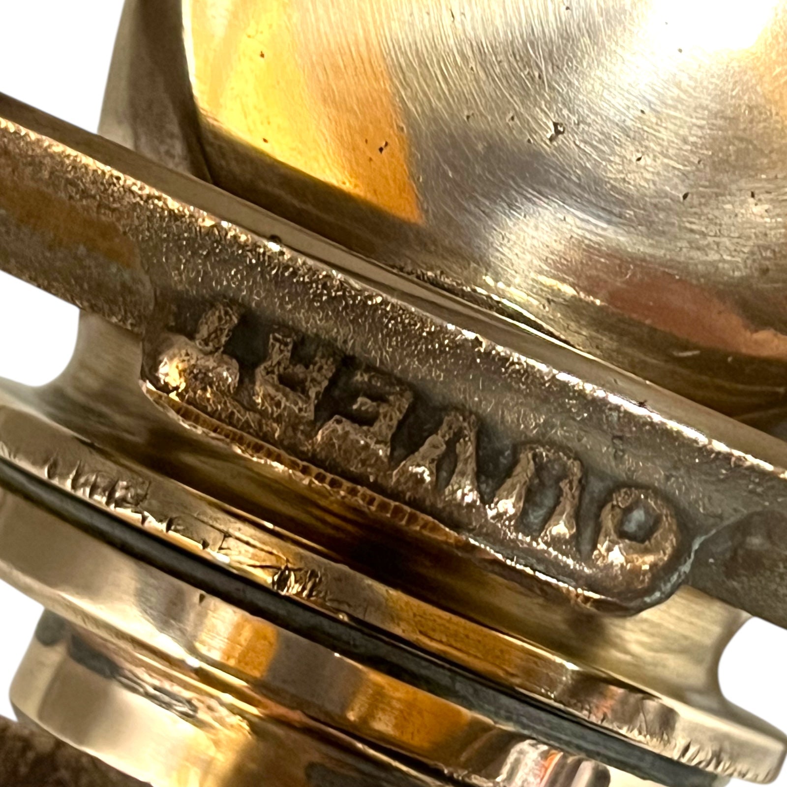 French Copper Fire Hose Nozzle, On Off Valve