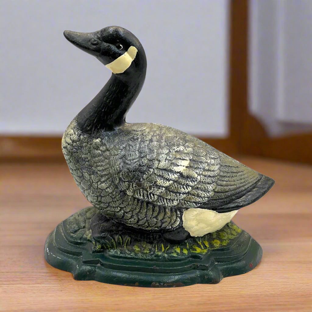 Cast Iron Duck Door Stop, Vintage Style Farmhouse Door Stay, Duck Gift for sale from All Things French Store