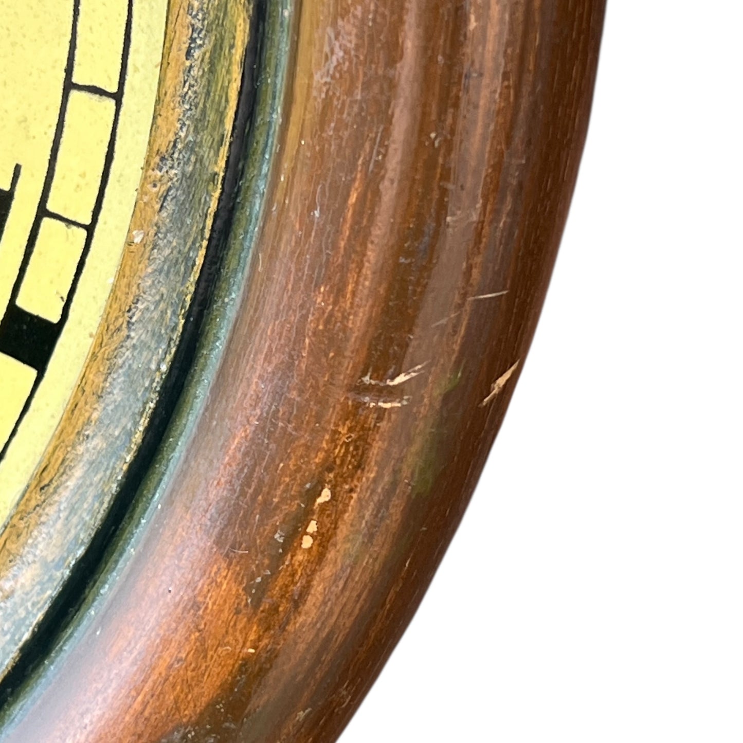 close up image of rim of clock