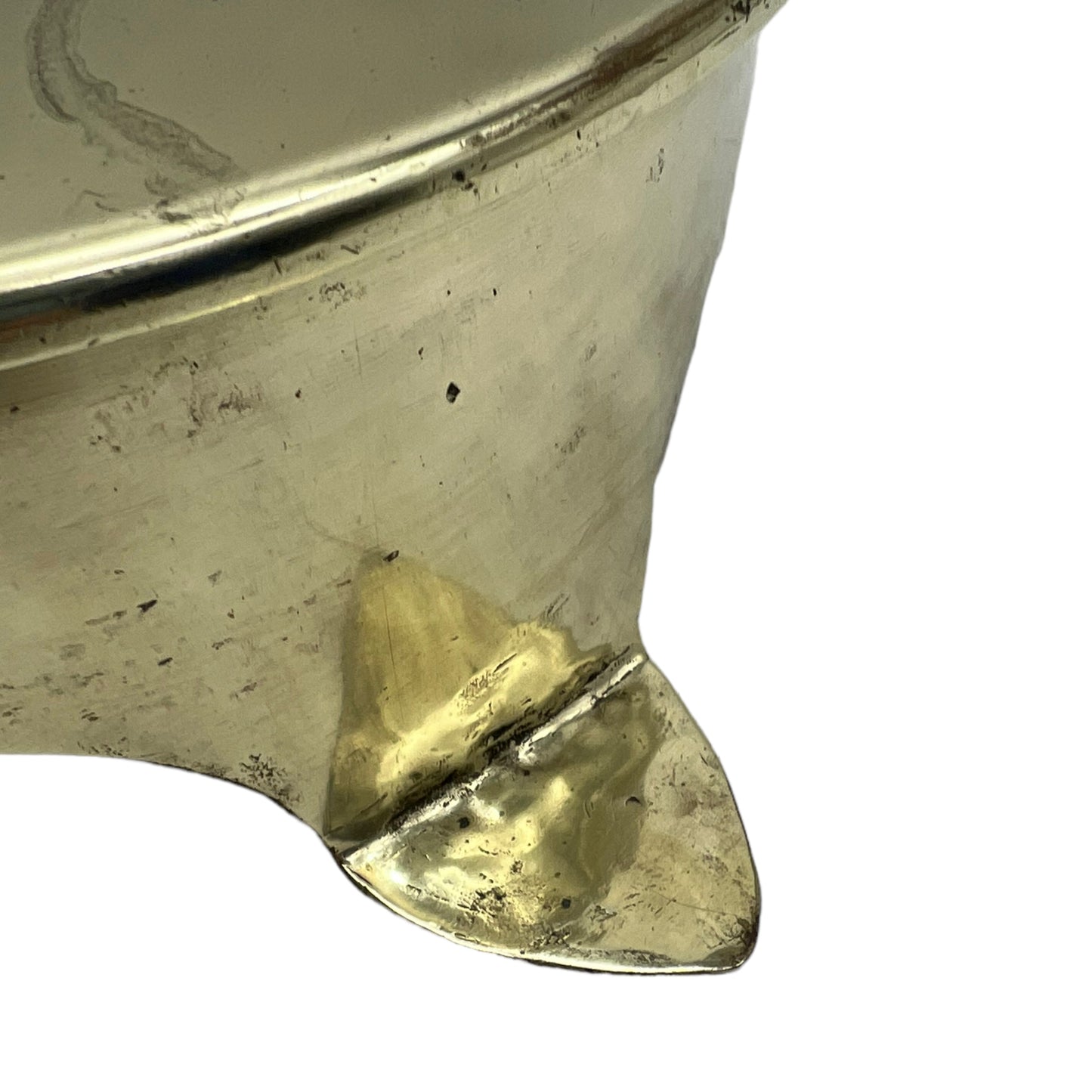 image 11 German WW1 solid brass trench art pot stand