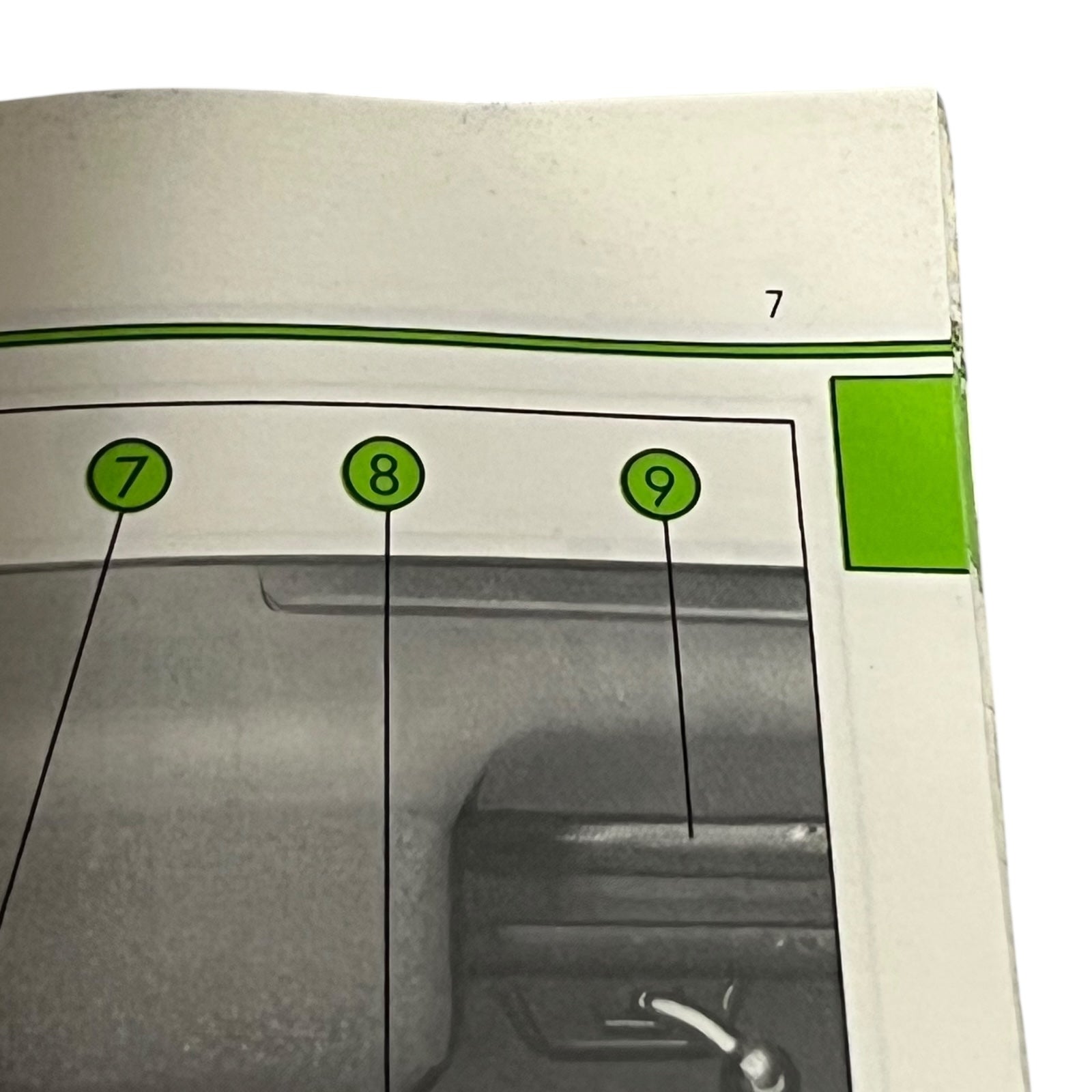 close inside image of service manual