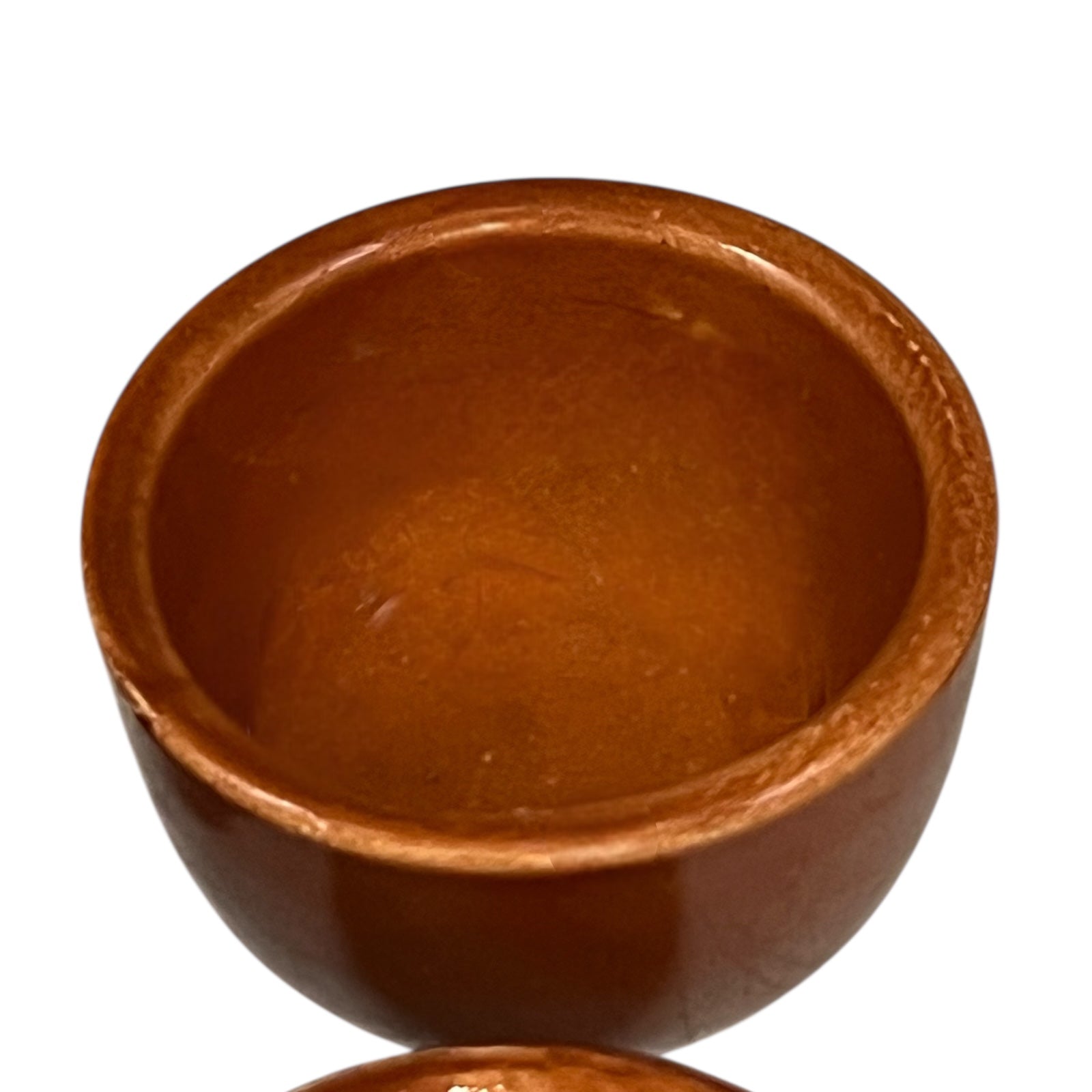 Set of Vintage French Ceramic Escargot Cups, Small Snail Serving Pots for sale