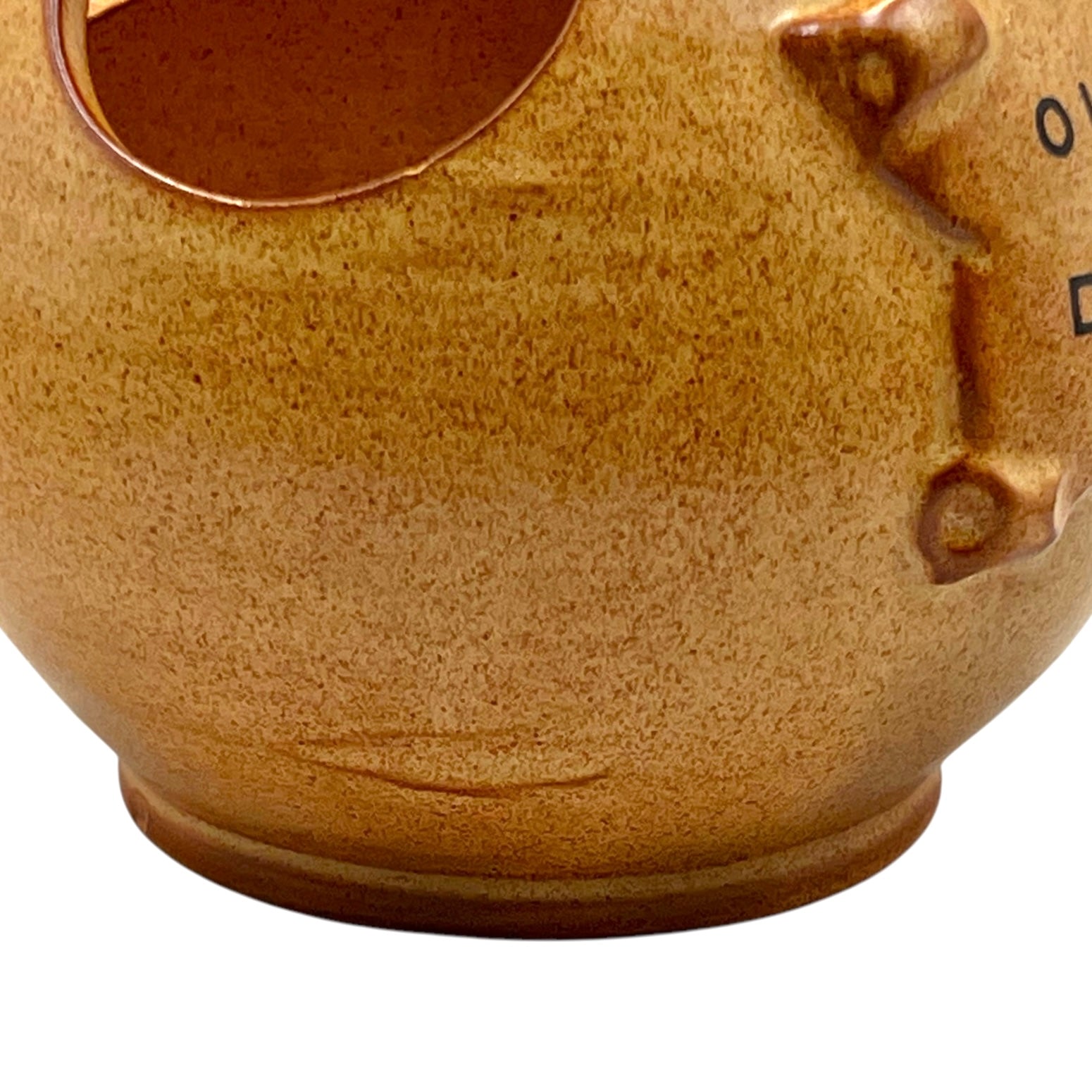 French Kitchen Utensil Storage Jar, Vintage Glazed Stoneware Utensil Pot