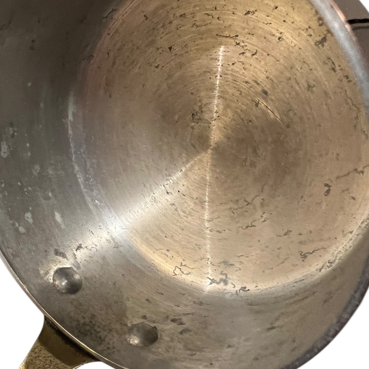 inside image of copper pan