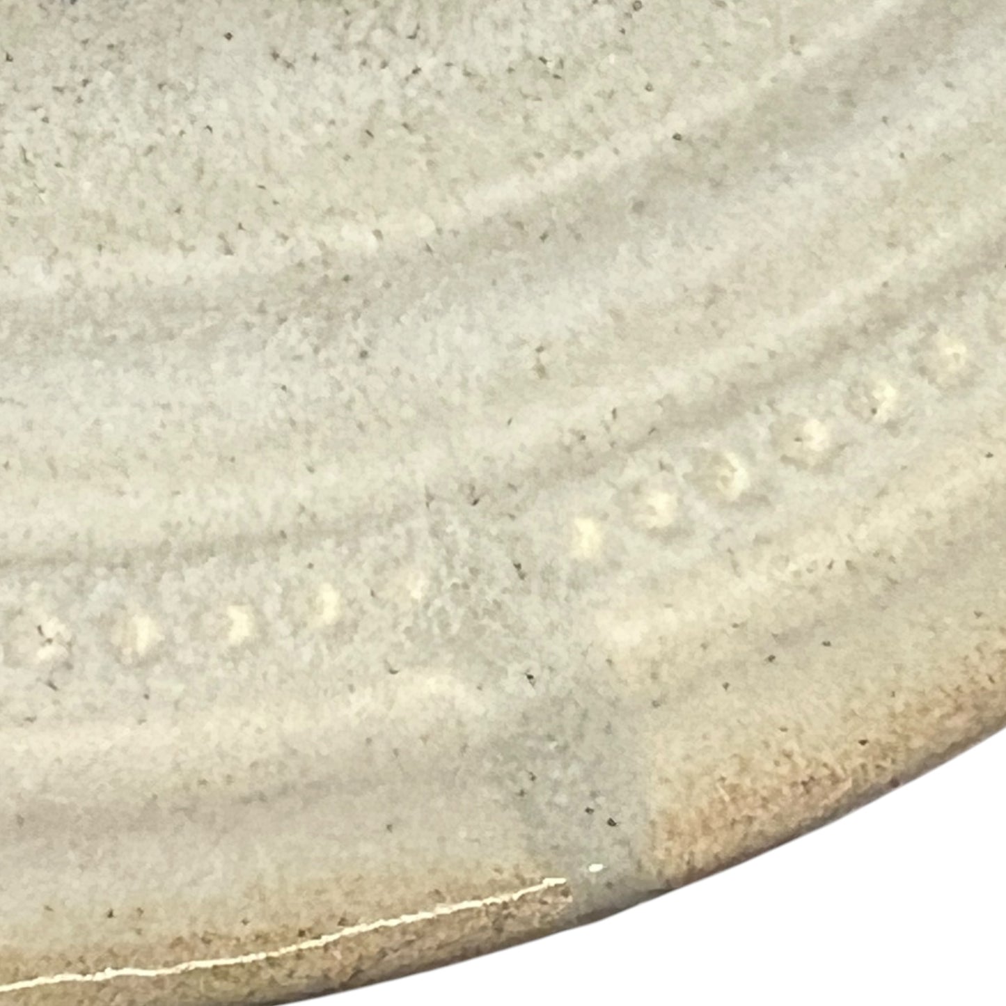 close view of divided French vintage plate
