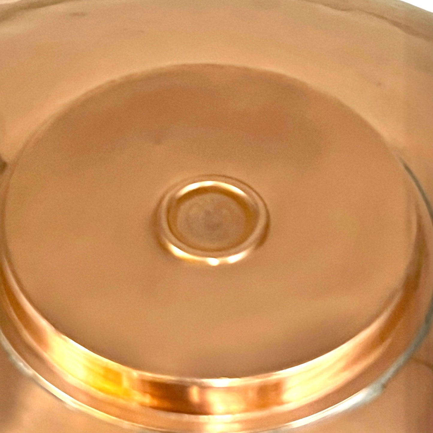 close up of a copper Villedieu stamp