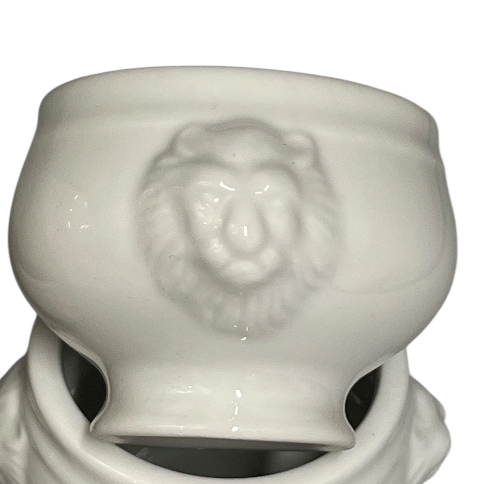 Traditional Lions Head Handle Sauce Pots, Small French Dipping Sauce Bowls