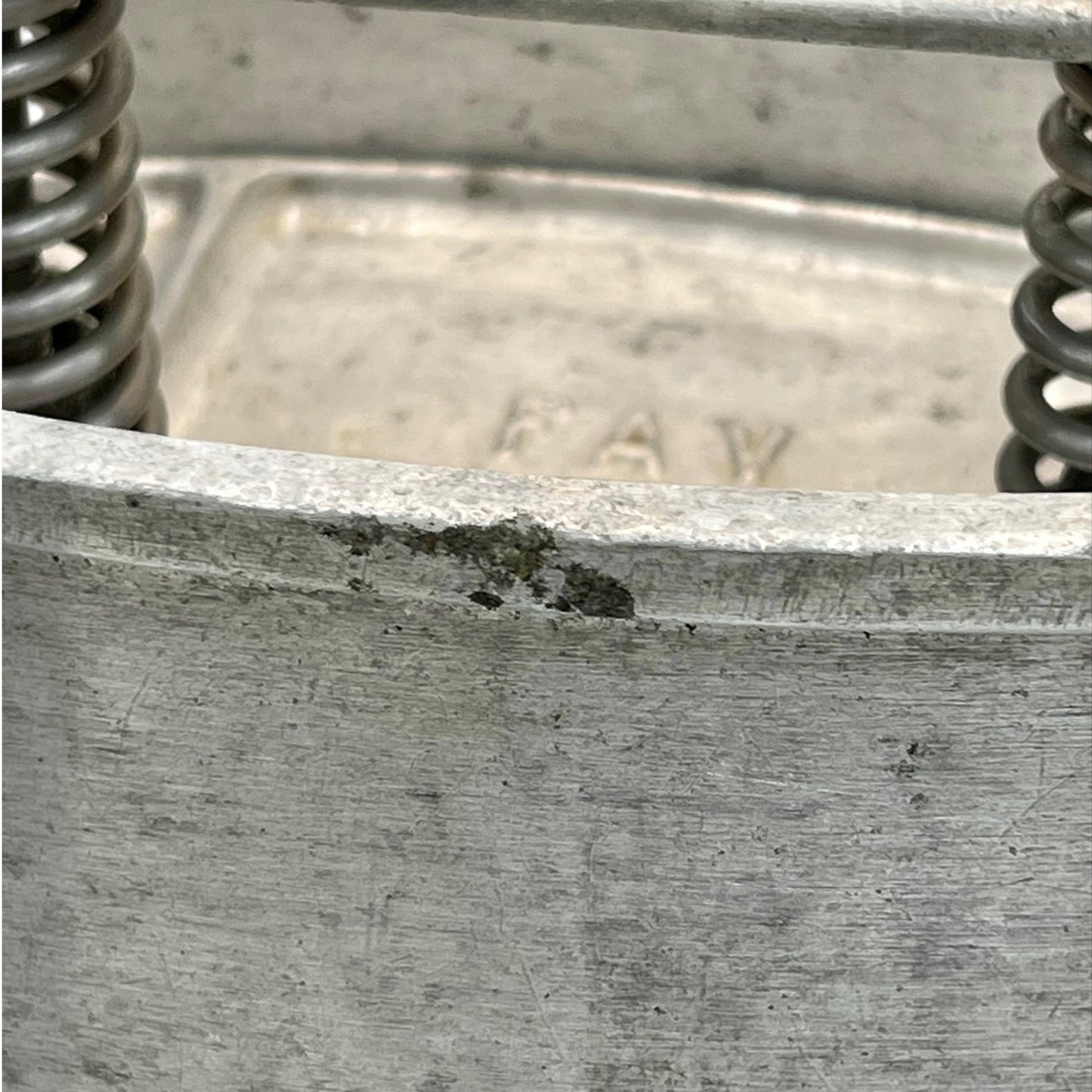 close up of French Vintage Restaurant Terrine Press