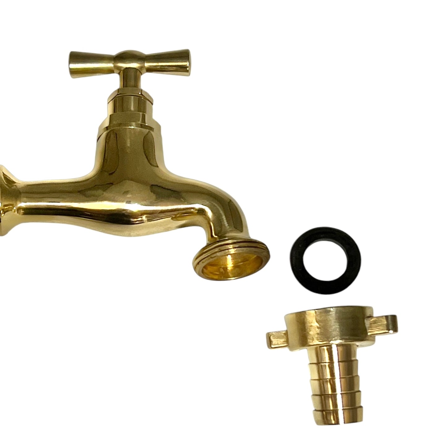 Traditional Brass and Copper Basin Tap head