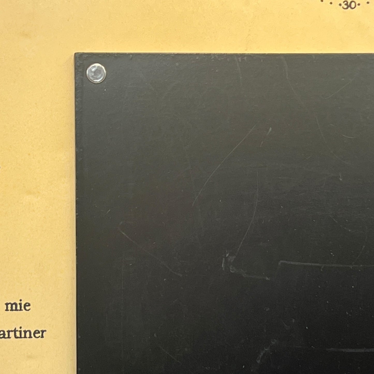 blackboard on shopping list board