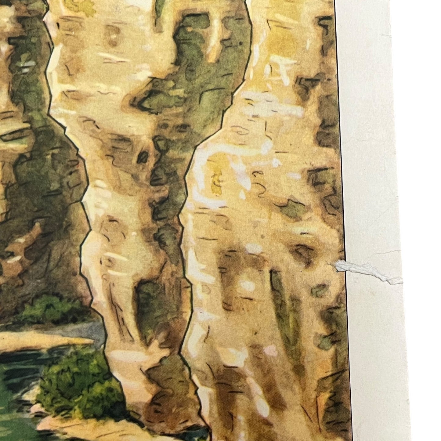 close up image of French school poster