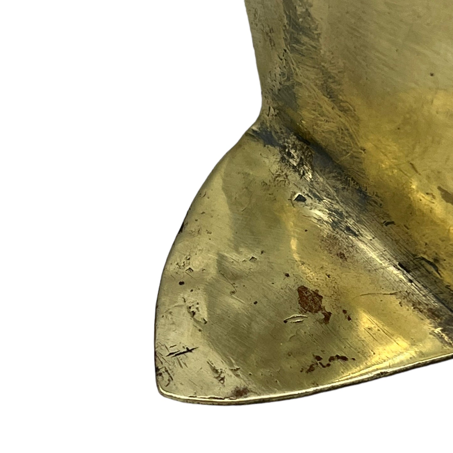 image 6 German WW1 solid brass trench art pot stand