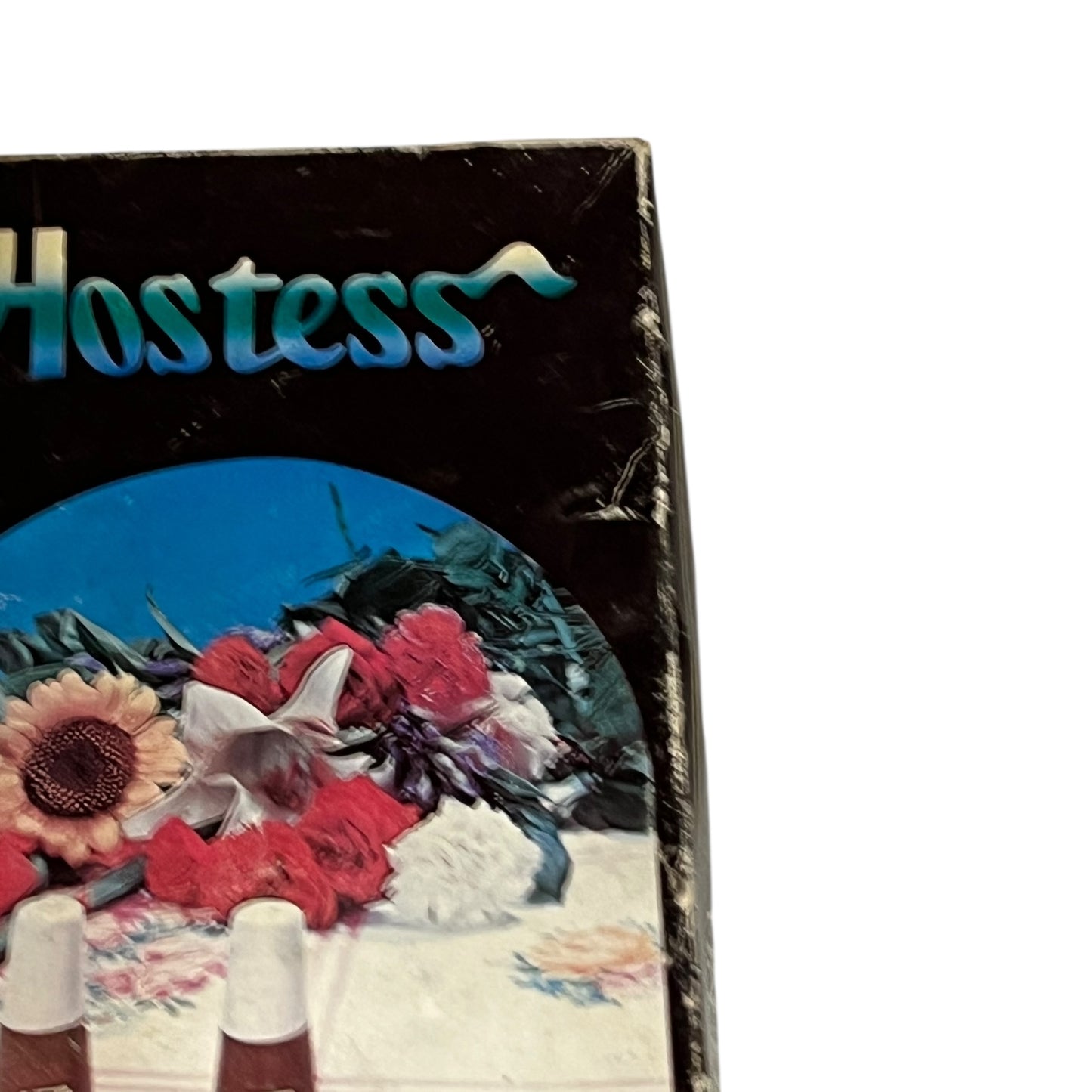 close up of box