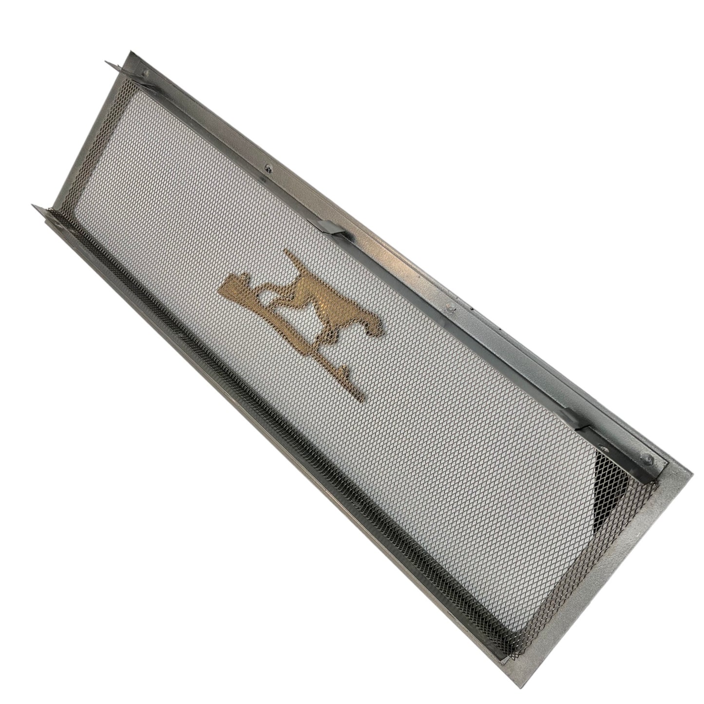 French vintage style chimney vent with hunting scene